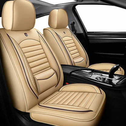 Housse de Siège Auto Universelle Cuir PU — Respirante, Impérméable & Compatible Airbag