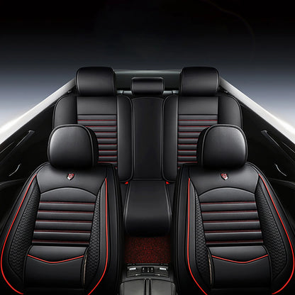Housse de Siège Auto Universelle Cuir PU — Respirante, Impérméable & Compatible Airbag