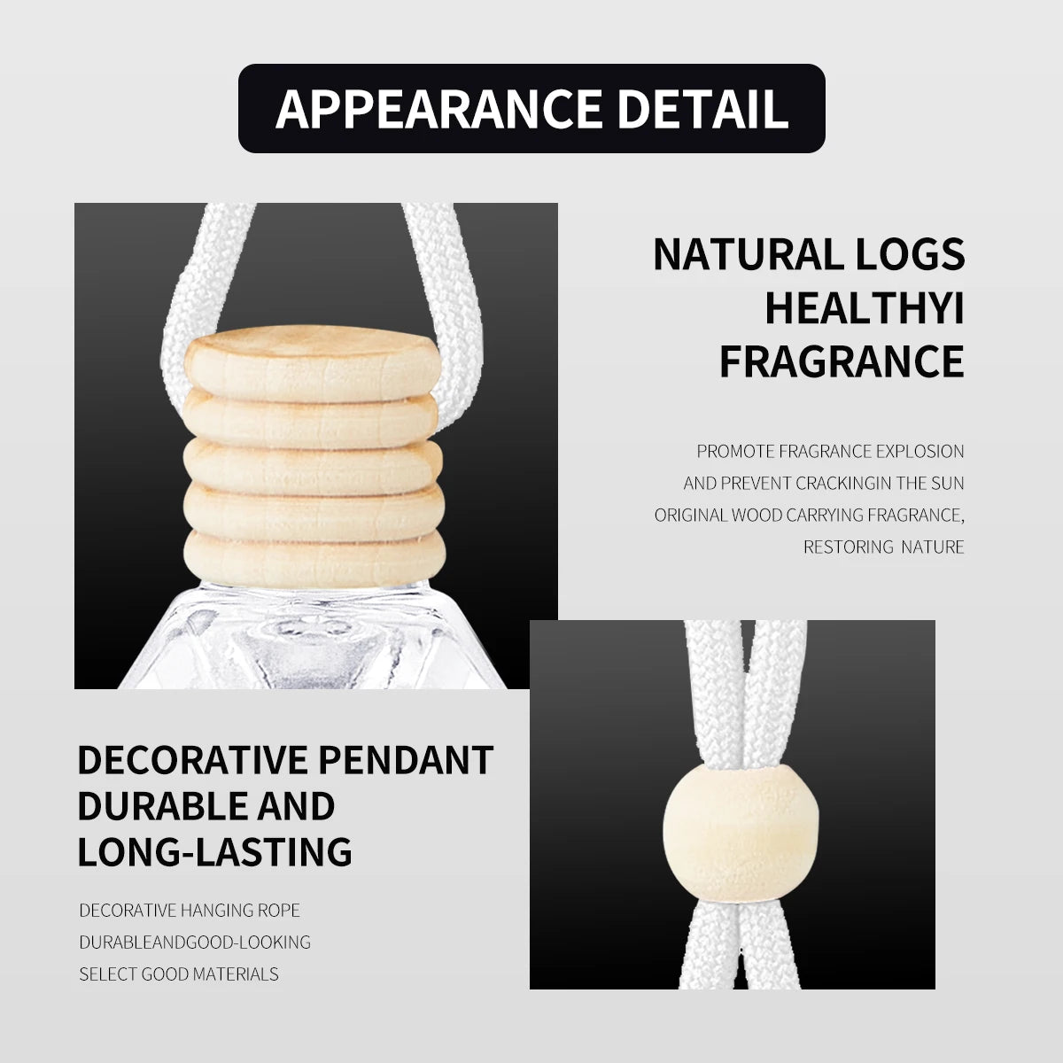 Diffuseur de Parfum Voiture 8ml – Suspension Aromatique | Plusieurs Parfums