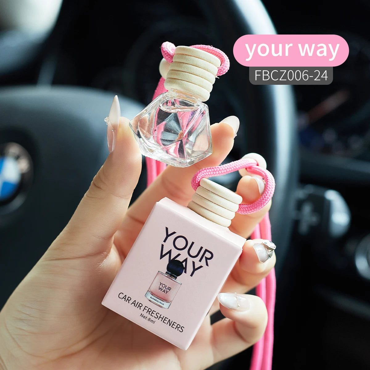 Diffuseur de Parfum Voiture 8ml – Suspension Aromatique | Plusieurs Parfums