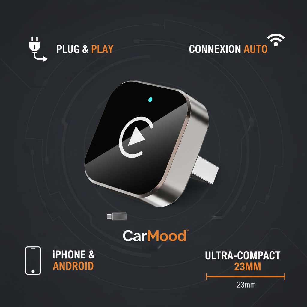 CarPlay sans fil – infographie capacités