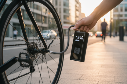 Compresseur — vélo en ville