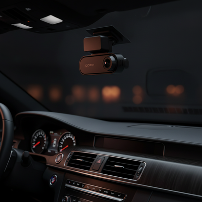 DDPAI N5 Dual – montée en voiture