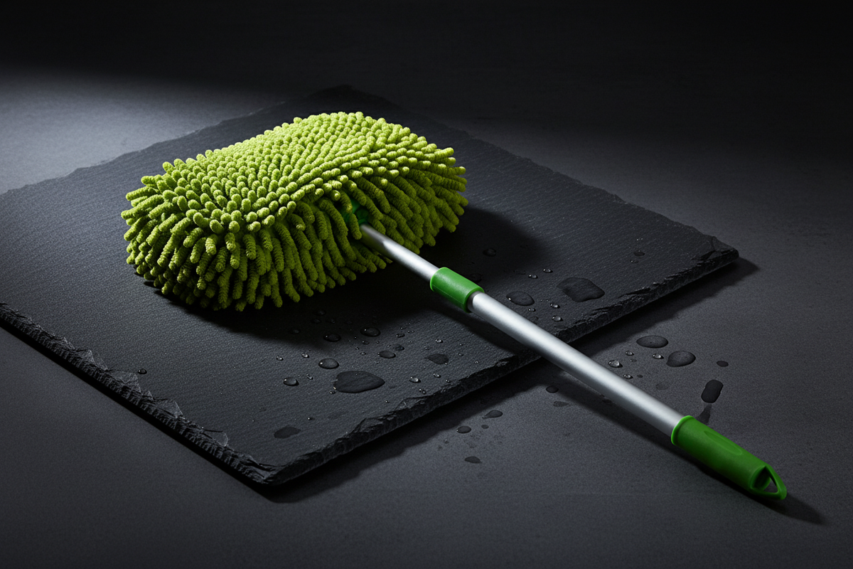 Flat lay ardoise