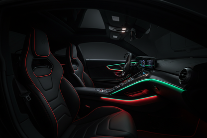 Intérieur voiture LED RGB rouge vert nuit - CarMood