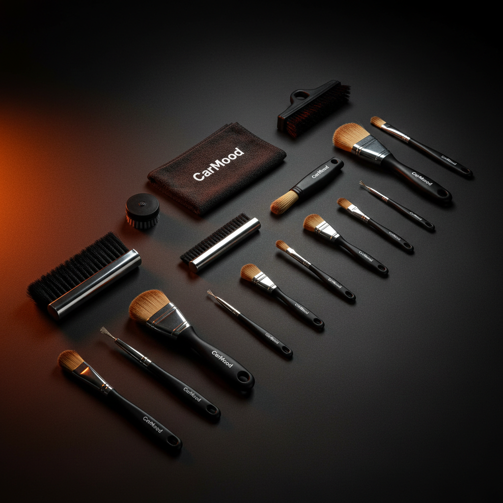 Kit Detailing 29 pcs — Vue Flat Lay Premium