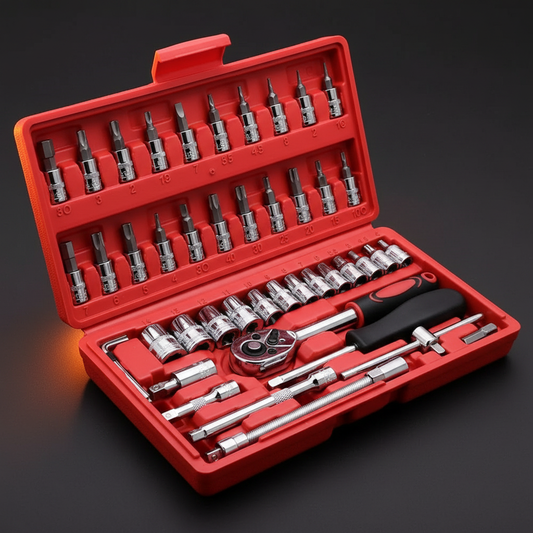 Kit douilles coffret ouvert