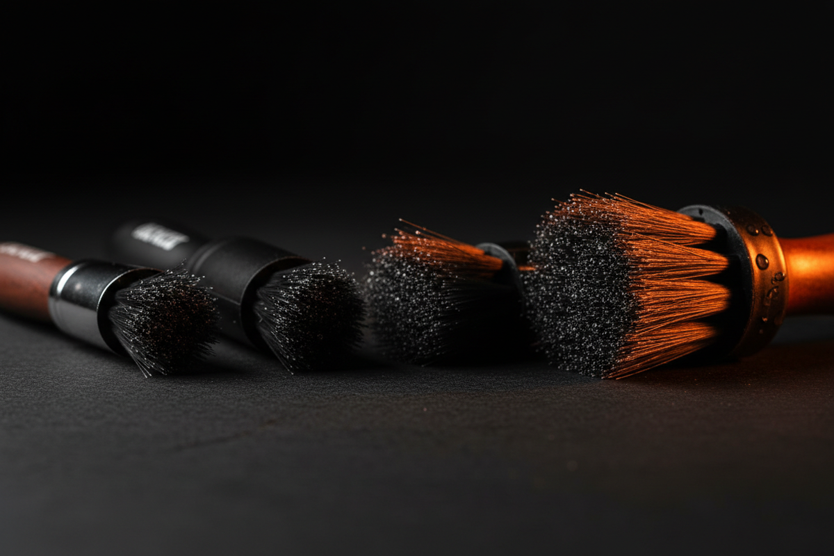 Macro brosses de detailing 5 tailles