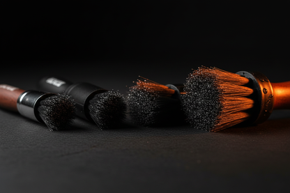Macro brosses de detailing 5 tailles