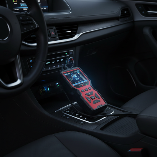 Scanner OBD2 V519 – branché en voiture